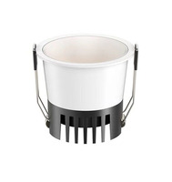 OTOP LED7W 12W 15W produk baru dalam ruangan komersial pencahayaan turun langit-langit aluminium tersembunyi COB LED Downlight