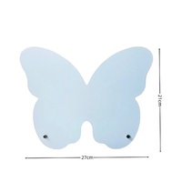 Support magnétique compact en forme de papillon pour tableau de notes, présentoir métallique, organisateur de rangement pour fournitures de pointillisme