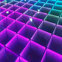 Pista de Baile LED Interactiva Magnética Inalámbrica, Luz Magnética de Vidrio Transparente, Programable, con Bloqueo Magnético, para Interiores y Exteriores