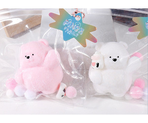 ตุ๊กตาหมีบีบเล่นนุ่มนิ่มน่ารักแบบใหม่ - ของขวัญบรรเทาความเครียดสุดน่ารักสำหรับเด็ก ผู้ใหญ่ ของตกแต่งโต๊ะทำงาน ของชำร่วยงานปาร์ตี้ ช่วยคลายความวิตกกังวล - Product Image 3