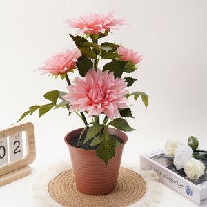 ไฟกลางคืนกระถางเรืองแสง (DAHLIA): ตกแต่งบ้านดอกไม้ประจำชาติของเม็กซิโกหรือที่เรียกว่าดอกลิลลี่แอซเท็กหรือดอกโบตั๋นดอกรักเร่ - Product Image 5