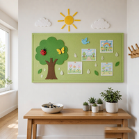 Tableau d'affichage mural en feutre coloré sans cadre avec chevilles pour entrée de maison – Vente en gros