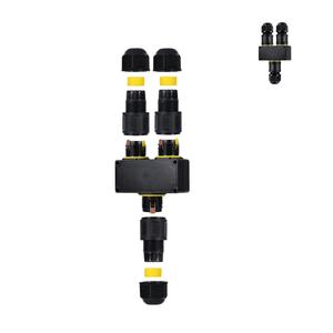 3-weg Ip68 Waterdichte Connector 2 <span class=keywords><strong>P</strong></span> 3 Core Snelle Connector Met UV-Bestendig Nylon Voor Irrigatiesystemen En Landbouw - Product Image 3