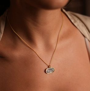 Joyería Loveher, collar con símbolo egipcio del Nilo de moda Retro personalizado, latón plateado 925 para uso General, no es fácil de desvanecer - Product Image 6