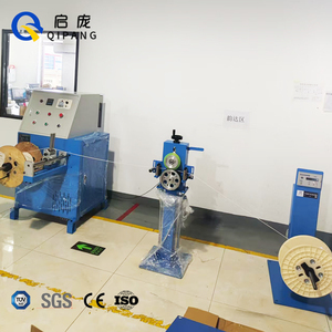 Qipang High Speed Wooden Spool XLPE Cable Copper Wire Rewinding <strong>Machine</strong> Single Coiler Galvanized <strong>Coiling</strong> Take Up <strong>Machine</strong> - Product Image 1
