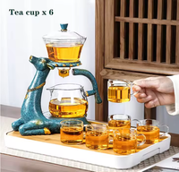 Vente en gros, bouilloire transparente, théière et tasse en verre avec filtre pour cuisine personnalisée