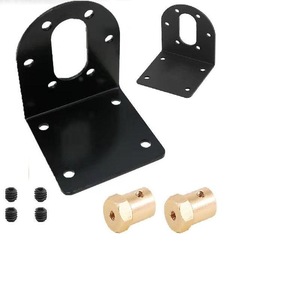 37Mm Motor Mount Bracket Brass L Type For <b>Robot</b> Drone Car <b>Mini</b> Dc Motor Accessory - Product Image 2