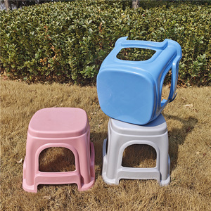 Butterfly <b>Stool</b> Thickened <b>Plastic</b> Square Small <b>Stool</b> For Home Child Use Portable 60cm Modern Design - Product Image 2