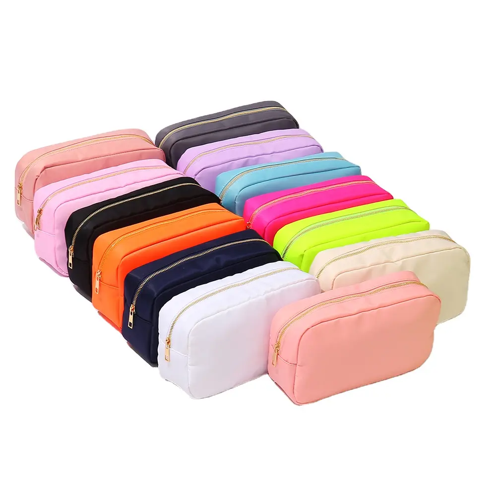 Trends Products Best Gifts Idea Other Cosmetic Bags Custom Classic Travel Makeup Bag Waterproof Nylon Organizer Zipper Pouch