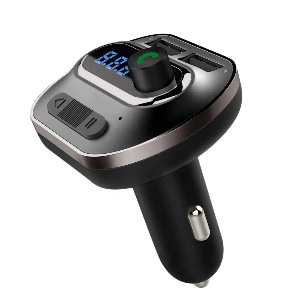 AGETUNR T19 कार लोकेटर एप्लिकेशन एफएम ट्रांसमीटर औक्स हाथ नि: शुल्क फोन कॉल जल्दी चार्ज निर्मित mic ऑटो ऑडियो स्टीरियो mp3 प्लेयर काले