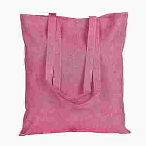 Hot Sale Shopping School Work Travel Gym Reusable Multi-Color Recycled Cotton Canvas <b>Bag</b> With Long Handle - Product Image 2