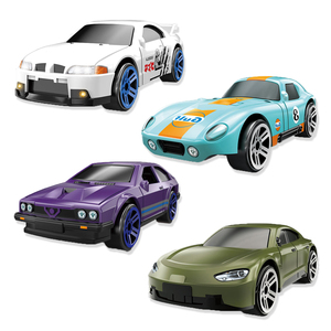 Modèles de voitures de sport miniatures en alliage moulé sous pression style Hot Wheels à l'échelle 1:64, coffret de présentation, jouet pour enfants - Product Image 5