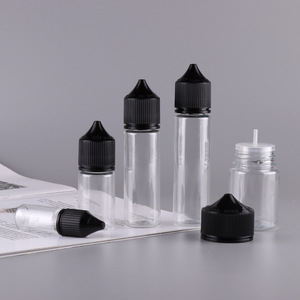 Airtight <b>Empty</b> Plastic Liquid Pet Plastic Min 5ml-120ml Factory Stock Customize Flower Oil Dropper <b>Bottle</b> With Inner Dropper Cap - Product Image 2