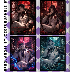 Cartes d'anime japonaises 100 pièces en boîte – Jeu de cartes à collectionner rétro mat – Boîte mystère – Cartes rares SSP SSR – Artboard de collection - Product Image 5