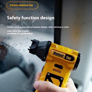 Turbofan montado en <span class=keywords><strong>el</strong></span> coche, Motor sin escobillas, soplador de barbacoa para acampar, ventilador de mano portátil Turbo Jet - Product Image 4