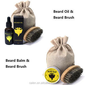 Kit Completo per la Cura della Barba Biologico a Marchio Privato con <span class=keywords><strong>Balsamo</strong></span> Nutriente, Cera Modellante, Spazzola in Legno e Astuccio Premium - Product Image 6