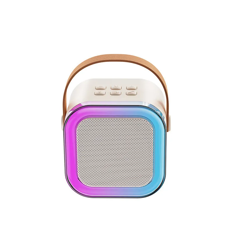 Newest Wireless Mini Karaoke Speaker and Microphone Portable Home BT Party Speaker Mic Gift