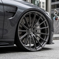 Jantes forgées XRSM-EVO 19x9.5 20x11 Track Spec 5x112 Gris Gunmetal Concave Pocketing Design pour BMW M3 G80 M4 G82 Audi RS6 Avant