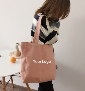 Customized Logo Printed Popular Recyclable Eco Friendly Women's Tote <b>Bags</b> Plain Organic Canvas <b>Bag</b> and Cotton <b>Bag</b> - Product Image 5