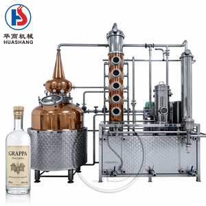 Equipo de Destilación de Acero Inoxidable HuaShang Personalizado para Grappa de Cobre, Destilador de Mosto de Uva y Alcohol de Marcas de Uva - Product Image 1