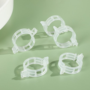 Clip de fixation de plantes en matériau PP pour le jardinage, le greffage de tomates, la boucle de vigne et de branche pour les fleurs, les melons et les vignes. - Product Image 1