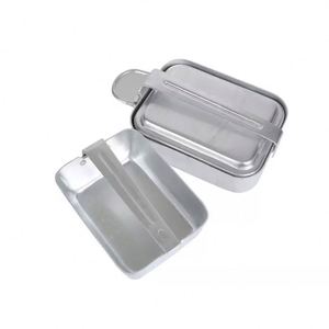 Ensemble de cantine d'origine, boîte à lunch, gourde en aluminium, pot unique, 3 pièces/ensemble - Product Image 2
