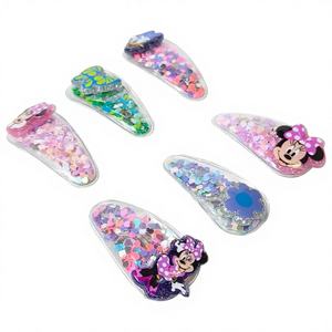 VENTE EN GROS H.E.R. Accessoires Officiels sous Licence pour Filles – Lot de 6 Barrettes Mignonnes Classiques Intemporelles avec Breloques Personnages Préférés Magiques - Product Image 1