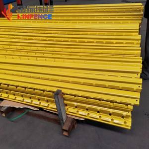 Poteau en acier galvanisé et recouvert de PVC pour clôture de sécurité 3D, idéal pour les chantiers de construction et offrant une longue durée de vie - Product Image 4