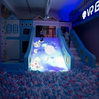 Sistema de Juego Interactivo de Proyección AR, Proyección HD, Área de Juegos Interior, Piscina de Pelotas, Equipo de Juegos Suaves para Niños