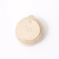 Bol à matcha artisanal en céramique, grès moucheté, esthétique raffinée, personnalisé 13oz