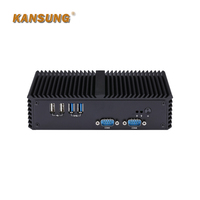 Kansung K355P Fanless 6 * Com 6 * USB Mini PC Core Broadwell I5 5200U 5th 2,2 GHz Mini computadora