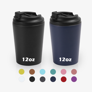 Vente en gros OEM – Gobelet isotherme en acier inoxydable de 12 oz, double paroi, qualité alimentaire, isolation sous vide, avec logo et design personnalisés - Product Image 1