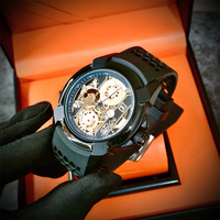 Montres de marque originales uniques CR07 pour hommes, automatiques, mécaniques, de haute qualité, montres pour hommes, vente en gros personnalisée
