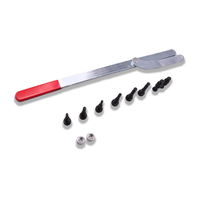 Kit Braket Pembongkaran Pulley Camshaft Universal dan Kopling Kipas dengan Alat Pemosisian Kopling-Alat Perawatan Kendaraan