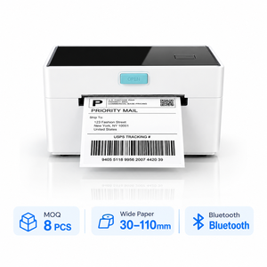 เครื่องพิมพ์ใบเสร็จความร้อนบลูทูธ USB WiFi ความละเอียด 203DPI รองรับกระดาษกว้าง 30-110 มม. สำหรับพิมพ์ใบแจ้งหนี้ ป้ายแขวน ป้ายกำกับ และบิล - Product Image 1
