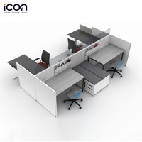 Meubles de bureau commerciaux Cabines d'angle obtus à 120 degrés Meubles de bureau