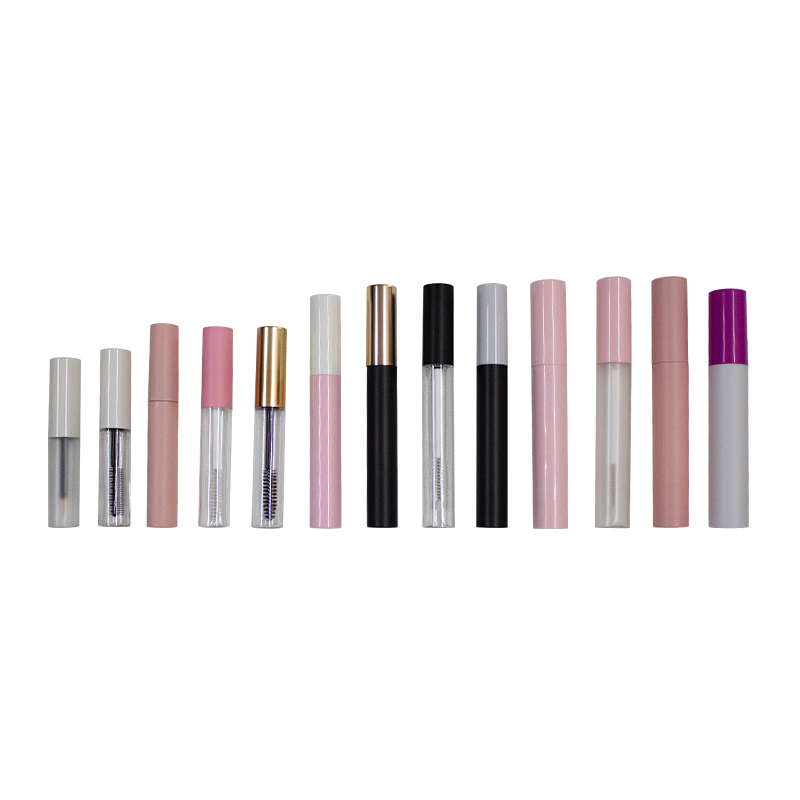Wholesale Custom 8ml/9ml/10ml/15ml Pink, Black, White, Red Lip Gloss Tubes, Mascara Tubes with Various Brush Heads
