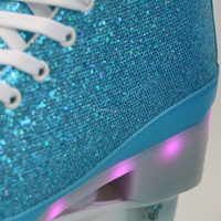 Patins à roulettes Yijiu Soy Luna réglables et personnalisables à 4 roues en PU pour enfants, utilisation extérieure, roulements ABEC-7, durables et abordables