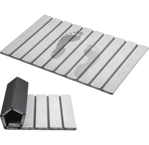 Alfombrillas de Baño Plegables de Diseño Moderno, de Secado Rápido, Súper Absorbentes, Antideslizantes, de Tierra de Diatomeas, para Uso en Baños y Aseos - Product Image 1