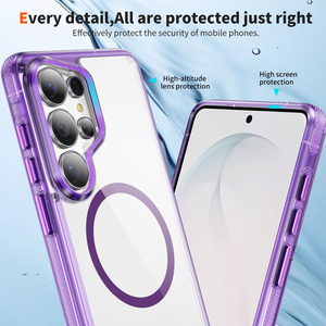 Coque de luxe magnétique transparente anti-jaunissement en PC et TPU antichoc pour <span class=keywords><strong>Samsung</strong></span> Galaxy S26 Ultra – Prise en charge OEM ODM - Product Image 3