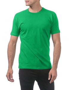 Camiseta verde para hombre cómoda y suave camiseta de verano cuello redondo media manga ropa casual camiseta con logotipo personalizado - Product Image 3