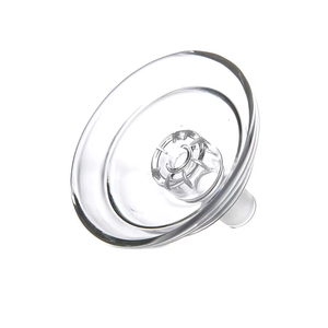 Bol à Shisha en verre de luxe <span class=keywords><strong>14MM</strong></span> Dia 18.8MM support de charbon de verre tête de narguilé et Joint accessoires pour fumer boîte d'emballage - Product Image 2