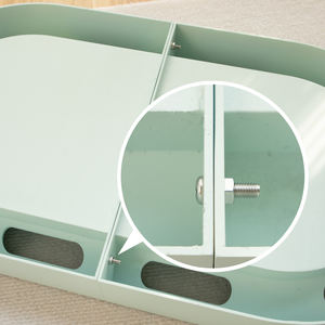 Geassembleerde Kattenkrabber Plastic + Gegolfd Papier Kattenmeubilair Speelgoed Met Ballen - Product Image 2