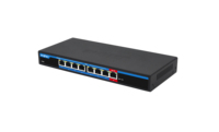 Extenseur PoE Gigabit 1 Port BT 90W en entrée vers 7 Ports en sortie à 30W, extension 100 mètres, Plug and Play, aucune alimentation externe requise, 1G