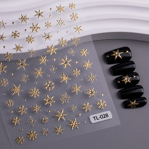 Cristal diamant bleu <span class=keywords><strong>flocon</strong></span> <span class=keywords><strong>de</strong></span> <span class=keywords><strong>neige</strong></span> Nail Art autocollant 5D Relief en trois dimensions bronzant argent <span class=keywords><strong>flocon</strong></span> <span class=keywords><strong>de</strong></span> <span class=keywords><strong>neige</strong></span> ongles autocollant bijoux - Product Image 2
