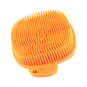 Shell Shaped Silicone Bath <b>Brush</b> <b>Round</b> Soft Touch For Adults And Children Massage Scrubbing Tool - Product Image 5