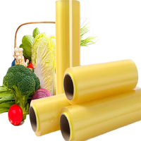 Film étirable PVC de qualité alimentaire en rouleau jumbo, film adhésif statique pour fenêtre, résistant à l'humidité, traitement par coulée douce, usage industriel, lait