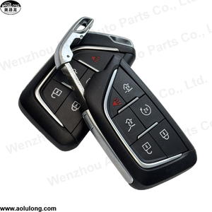 Alta calidad 6 + 1 botones Control remoto Smart Vehicle Keys Shell para Cadillac Car Keys Case Cover - Product Image 5