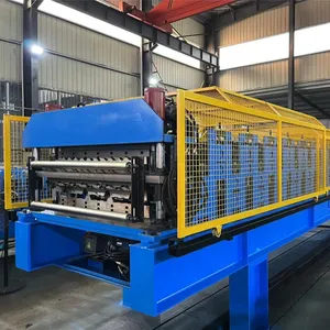 Double Layer Corrugated and Roofing Roll Forming Machine with Protect Cover
