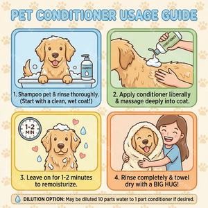 Après-shampoing <span class=keywords><strong>anti</strong></span>-chute au thé vert, Awapuhi, Oméga-6 et Ginseng, formule <span class=keywords><strong>anti</strong></span>-chute <span class=keywords><strong>pour</strong></span> chiens et chats, marque privée - Product Image 3